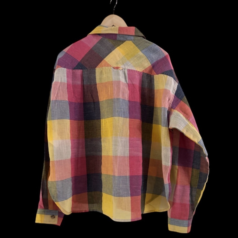 Easel Plaid Button Down Collar Shirt NWT - Picture 4 of 5